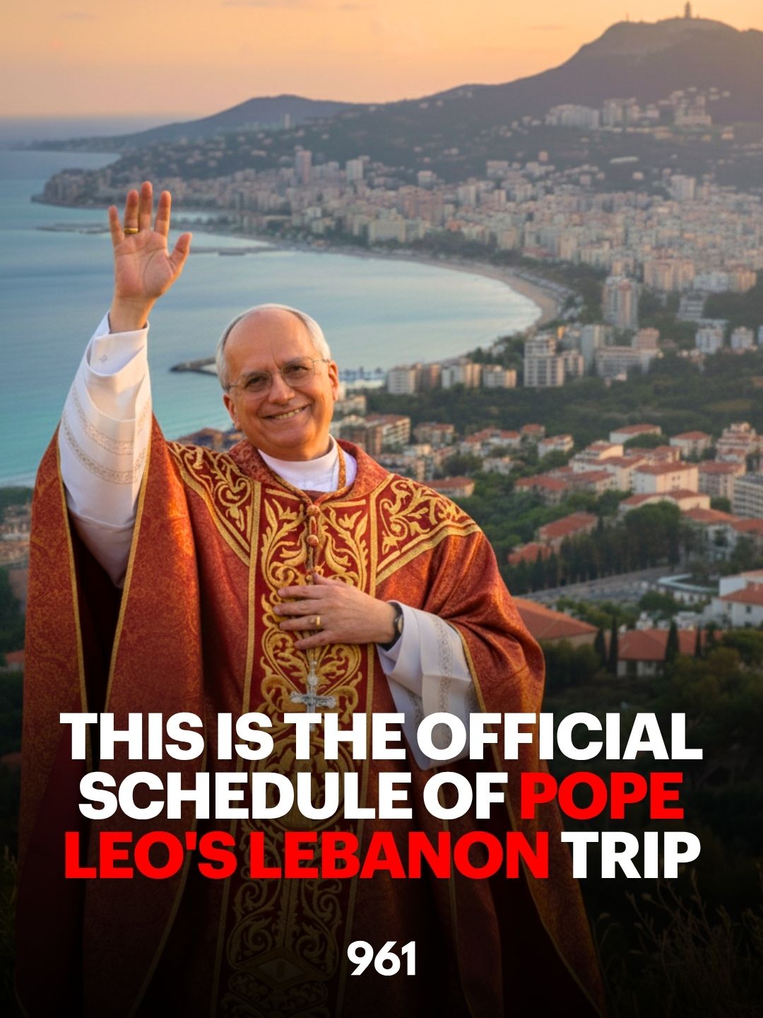 pope leo Lebanon 961