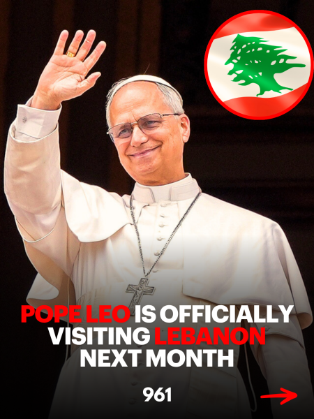 Pope Leo Is Officially Visiting Lebanon Next Month pope leo lebanon