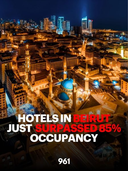 Hotels In Beirut Just Surpassed 85% Occupancy hotels in beirut occupancy 961