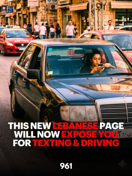 This New Lebanese Page Will Now Expose You For Texting & Driving Texting & Driving Lebanon 961