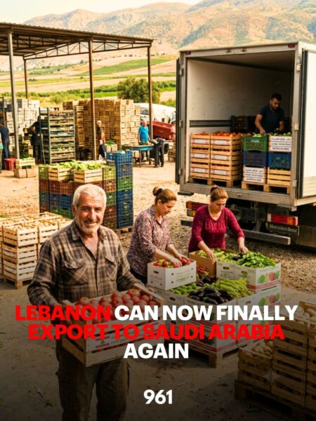 Lebanon Can Now Finally Export To Saudi Arabia Again Lebanon saudi arabia exports 961