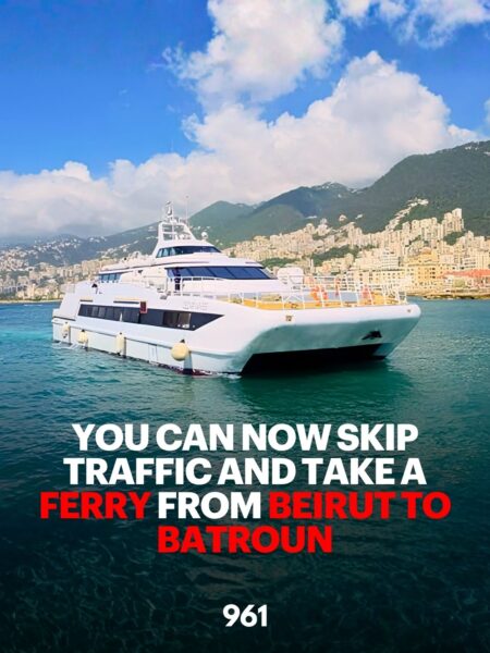 Lebanese ferry batroun beirut 961