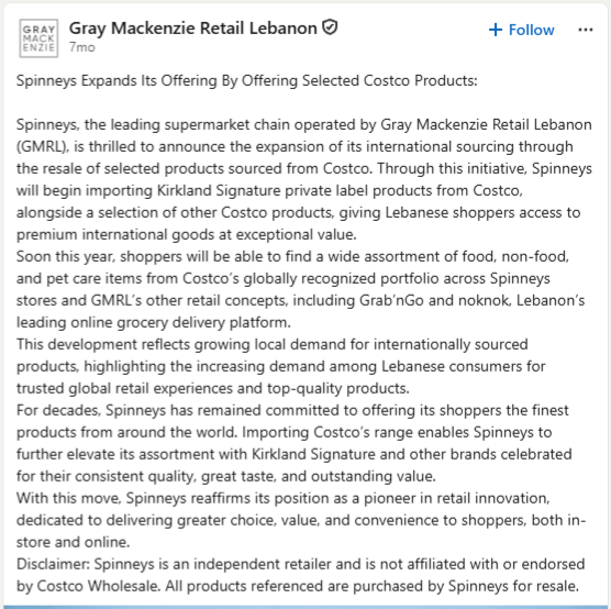 No, Costco Didn't Open In Lebanon - Here's The Truth Behind The Fake Hype 4